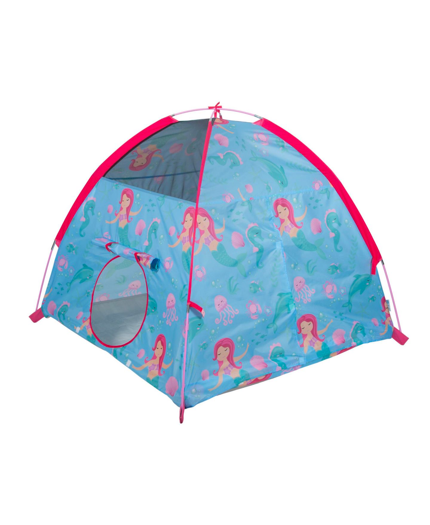 Детская игрушка Pacific Play Tents Mermaid and Friends Dome Play Tent, 36" L x 36" W x 36" H, Ages 3+, цвет: Синий — фото 2