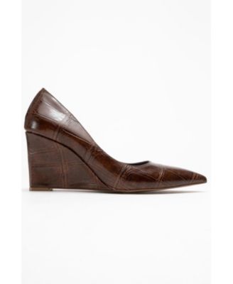 Women's Puera Pointed Toe Wedge Pump