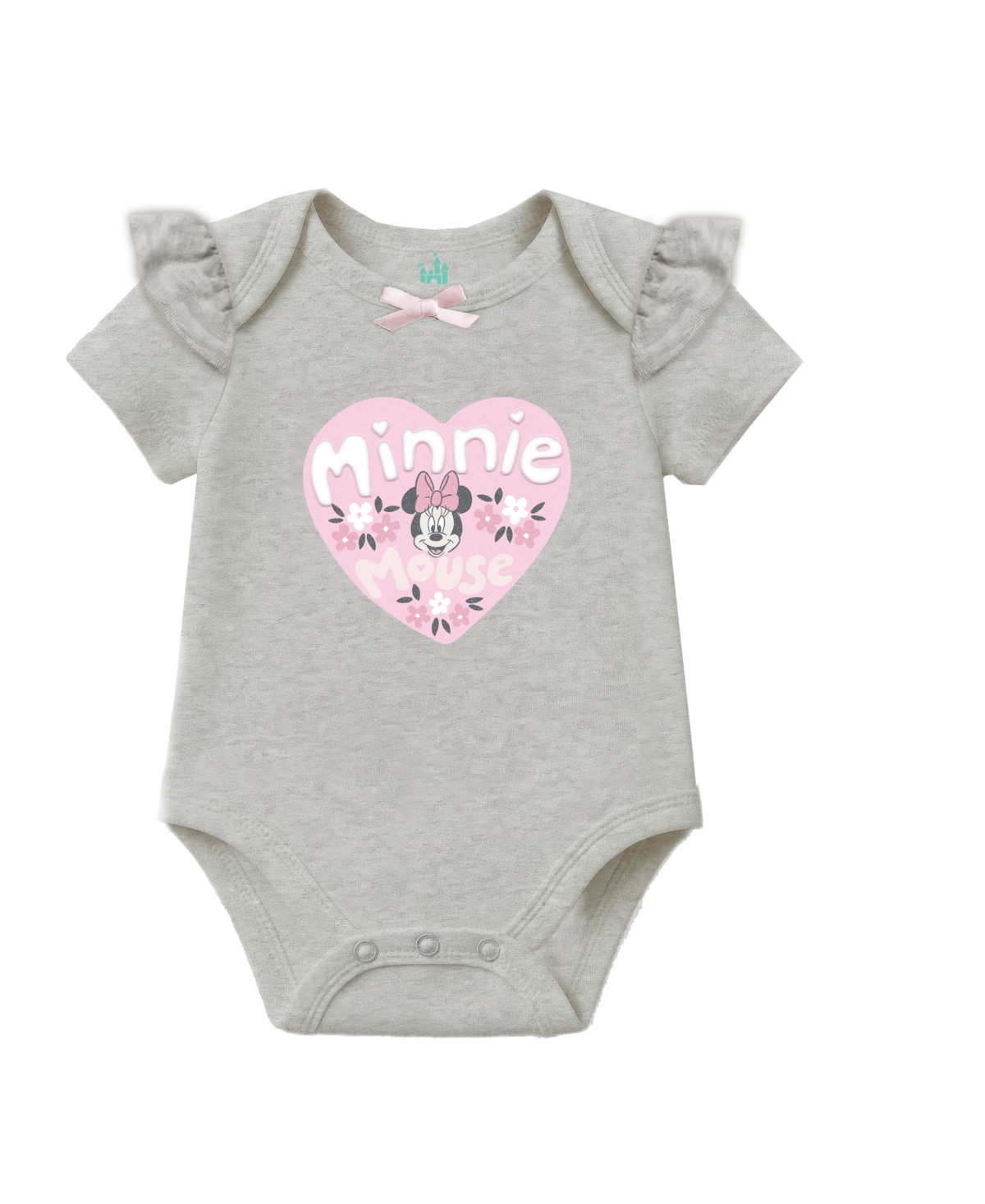 Disney Baby Girls' Minnie Mouse Jacket and Bodysuit Pant, 4-Piece Set