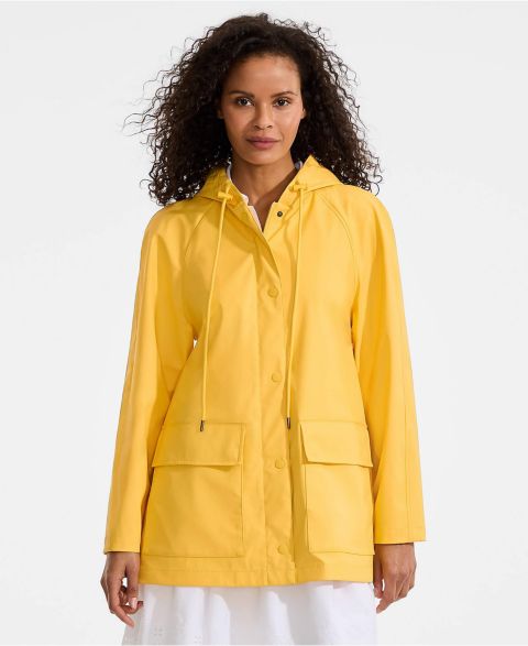 Женские куртки Lands' End Petite Squall A-line Slicker Raincoat