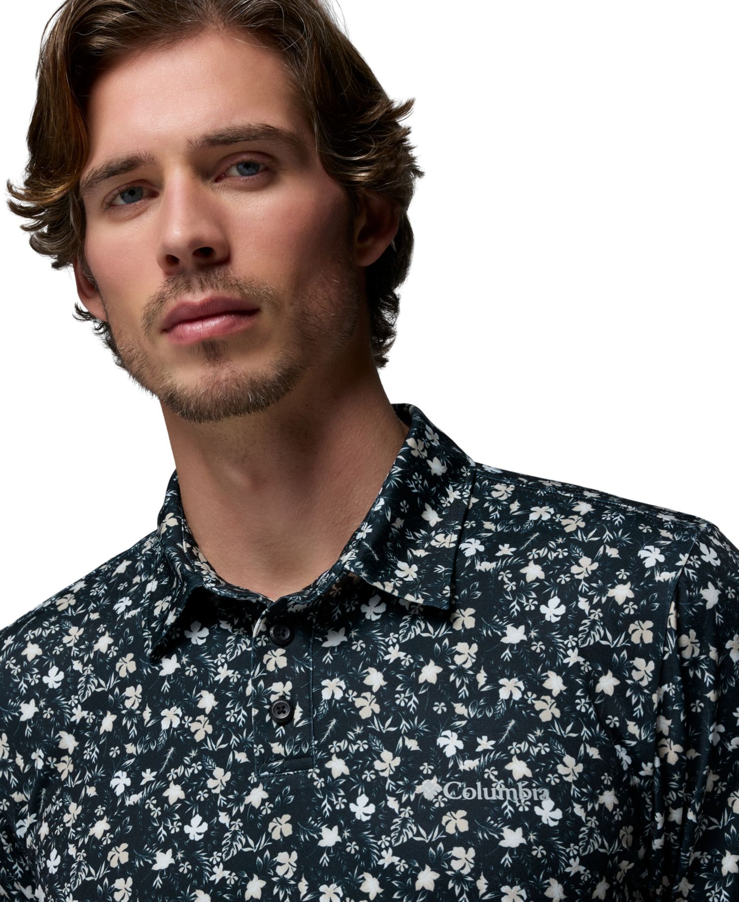 Men's Parsons Printed Short-Sleeve Polo Shirt