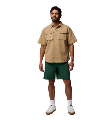 Men's Acker Rock Twill Short-Sleeve Button-Down Shirt