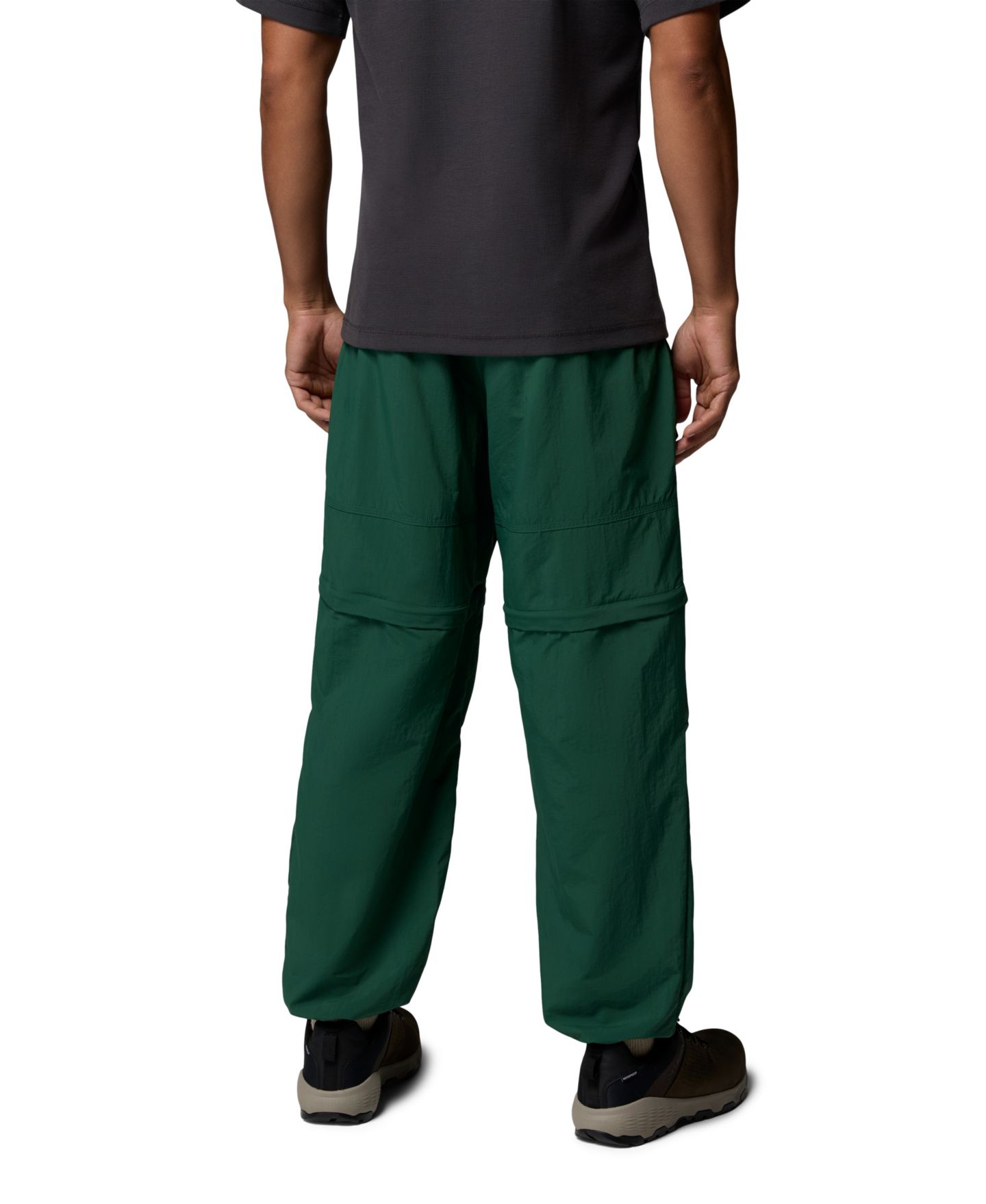 Мужские брюки Columbia Acker Rock Regular-Fit Convertible, цвет: Тёмно-зелёный — фото 8