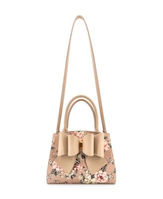 Rosalie Bow Top Handle Medium Satchel Bag