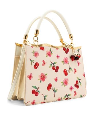 Cerise Top Handle Small Satchel Bag