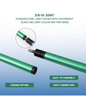 58" 2-Piece Matte Fiberglass Graphite Composite Billiard Pool Cue Stick for Men/Women