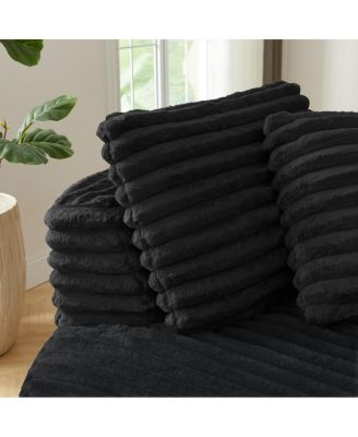 Streamdale Modern Curved L-Shape Luxury Sectional Sofa: Minimalist Comfy Sleeper Couch