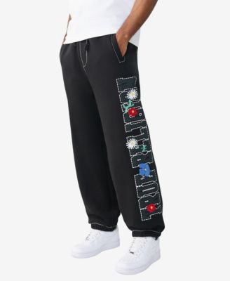 Men's Regular-Fit Baggy Logo Jogger Pants
