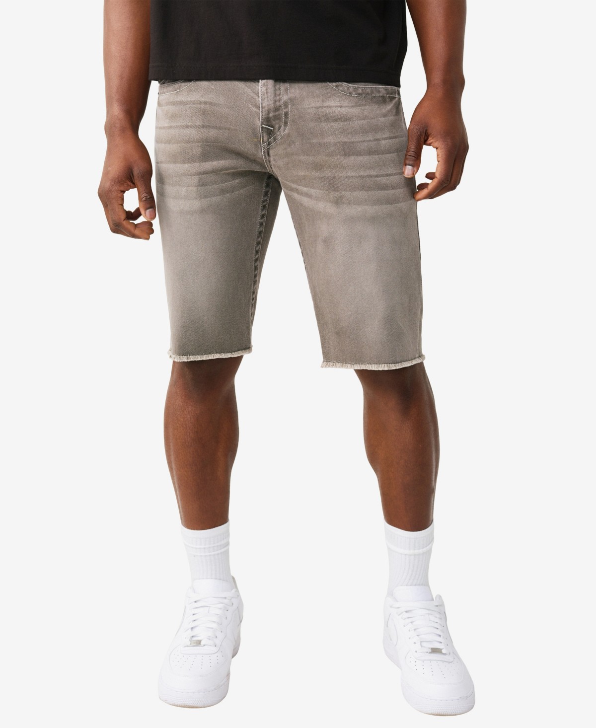 Мужские True Religion Men's Straight-Fit Zip Fly Shorts — фото 1