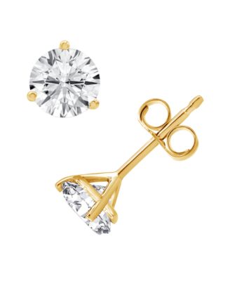 Lab Grown Diamond Stud Earrings (1 ct. t.w.) in 14k White or Yellow Gold