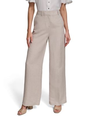 Women's Mid-Rise Wide-Leg Pants
