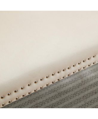 Streamdale Velvet Double Dining Loveseat Bench, 2-Seat Tufted Bench w/Handmade Buttons