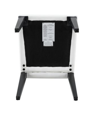 PU Dining Chair with Ergonomic Buckle Backrest