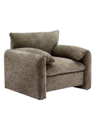 Modern Chenille Oversized Armchair Accent Chair.