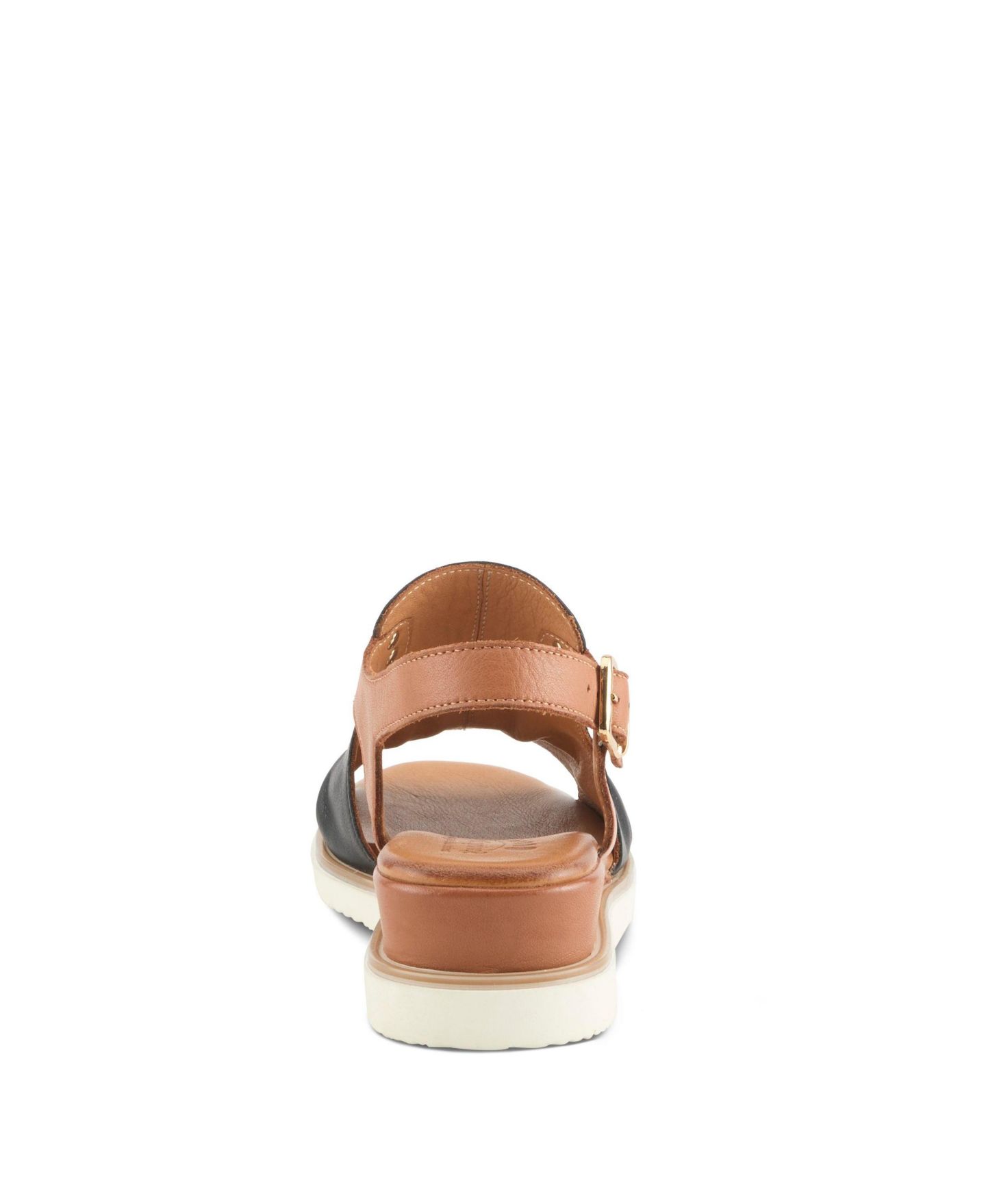 Женские сандалии Spring Step Locals Wedge Sandal with Leather Upper, цвет: Чёрный разноцветный — фото 5