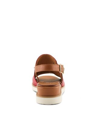 Locals Wedge Sandal with Leather Upper