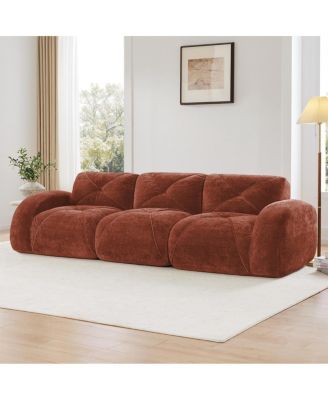 Streamdale Boneless Tufted Velvet Modular Sectional Sofa