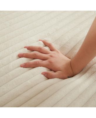 Corduroy Oversized Recliner, Converts to 2 Recliners, Sofa Bed, Neck Pillow