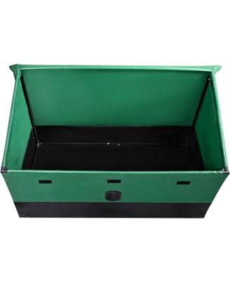 100 Gallon Outdoor Storage Deck Box with Galvanized Frame