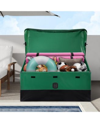 100 Gallon Outdoor Storage Deck Box with Galvanized Frame