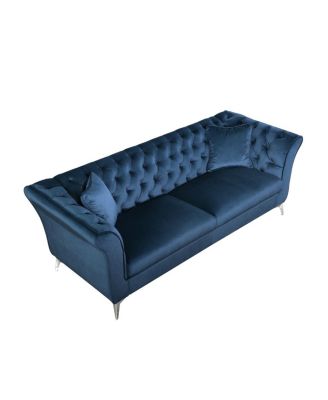 Chesterfield & Stanford Sofas: Tufted, Scroll Arm/Back