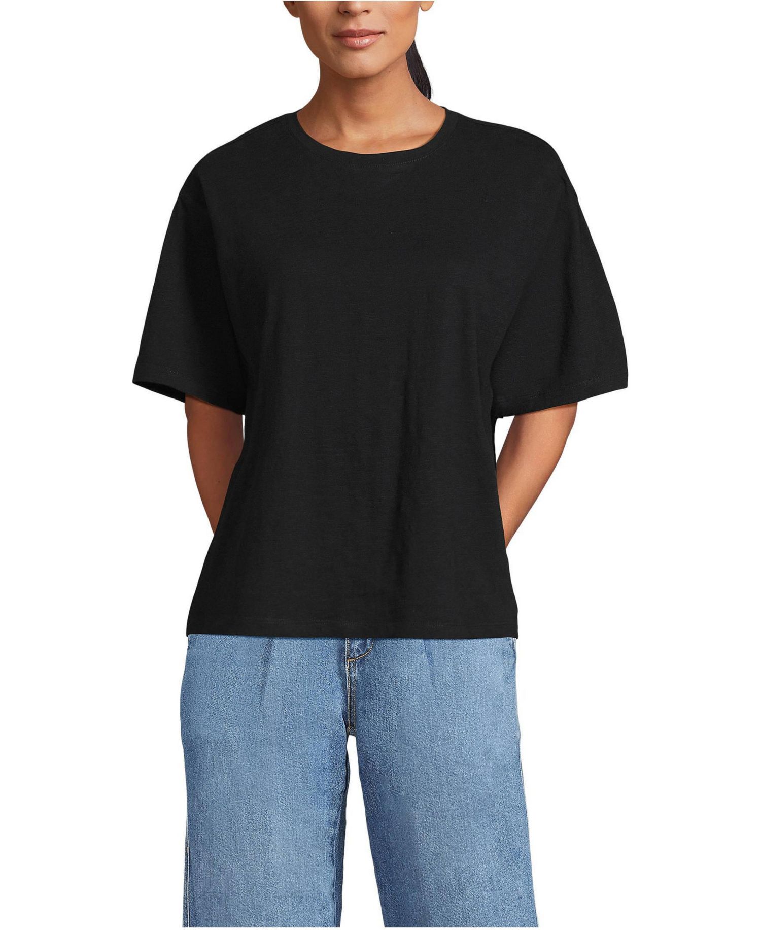 Women's Short Sleeve Slub Jersey T-Shirt