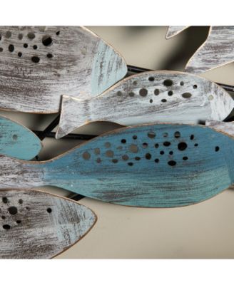 School of Fish Metal Wall Art