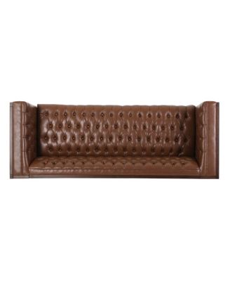 Streamdale Contemporary Upholstered Sofa with Button-Tufted Diamond Stitching