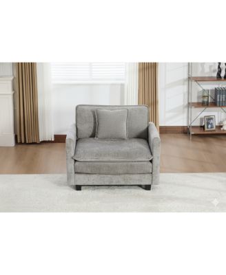 Cloud Sofa Single Seat (No Ottoman), Modern Sectional Couch