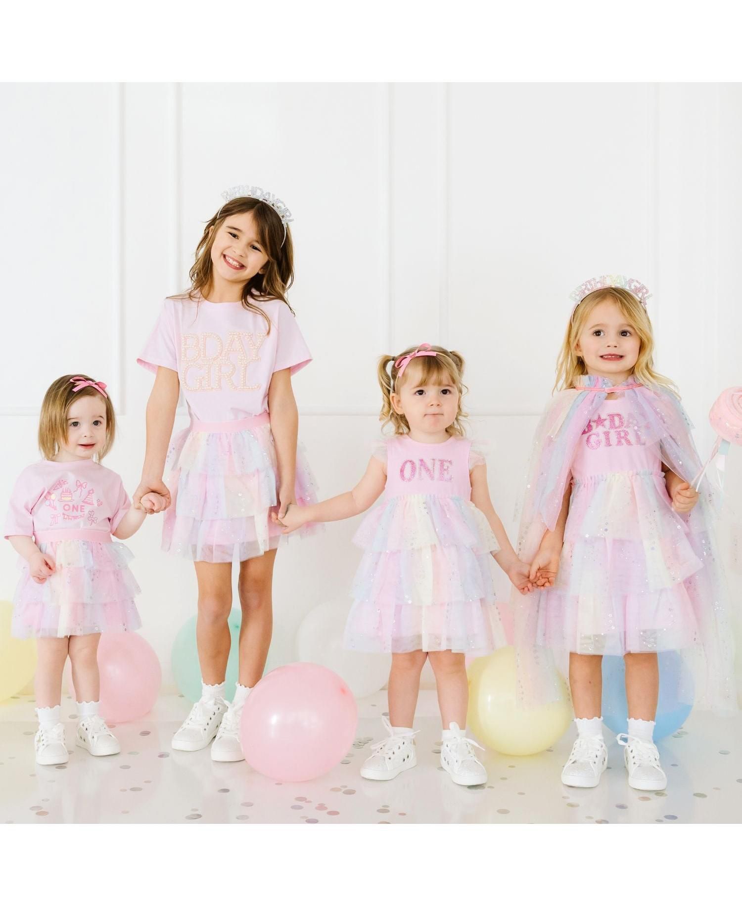 Little Girls Fairy Dust Tiered Tutu