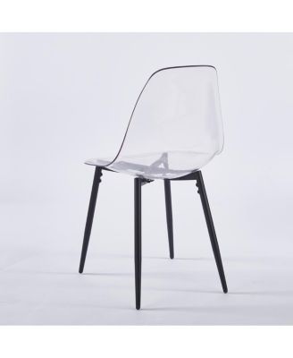 5pcs Dining Set, Mid-century Metal Leg Dining Table for 4-6, SET