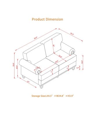 Modern Classic Sofa 2+3 Seater