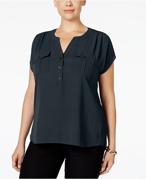 Inc International Concepts I N C Plus Size Mixed Media Utility
