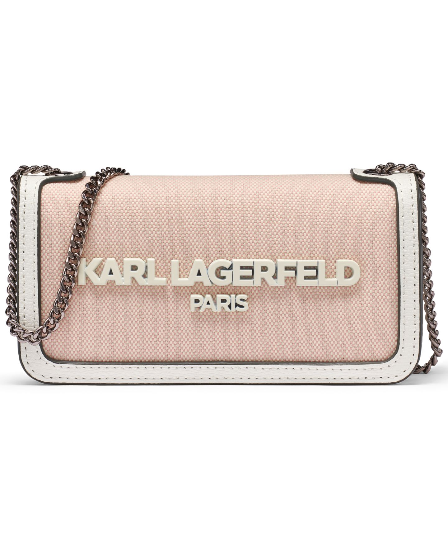Женская сумка KARL LAGERFELD PARIS Kosette Mini Shoulder Handbag, цвет: Розовый — фото 1