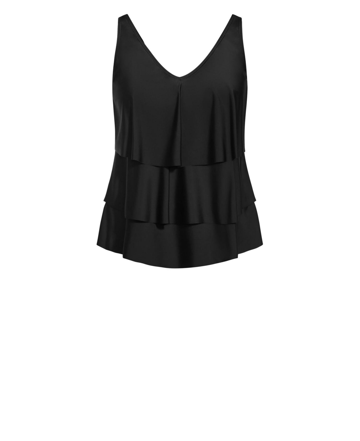 Women's V Tiered Tankini Top