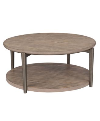 Tayen 43.3" Round Bottom Shelf Coffee Table