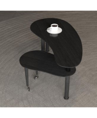 Rotatable Coffee Table with Spacious Storage