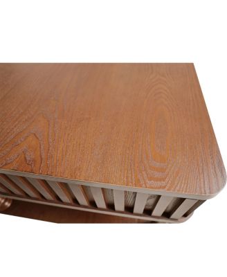 Vintage Lift Top Coffee Table - Solid Wood, Tool-Free Assembly