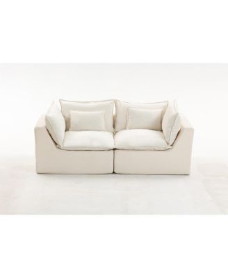 Cloud Couch Oversized Modular Sectional Sofa, 2-Seat