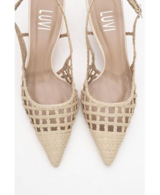 Heaven Knitted Pointed Toe Pump (Women)