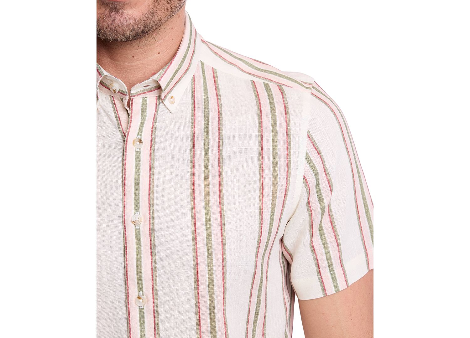 Men's Slim-Fit Collared Shirt