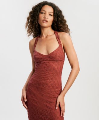 Women's Mariko Halter Neck Midi Dress