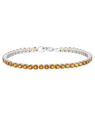 Citrine Bracelet (3-1/2 ct. t.w.) in Sterling Silver (Also Available in Amethyst, London Blue Topaz)