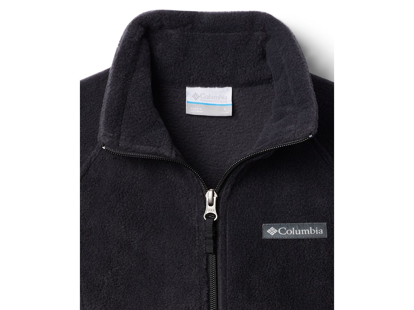 Куртка Columbia Girls' 7-18 Benton Springs Full-Zip Fleece, цвет: Чёрный — фото 3