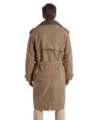 Men's Classic Fit Iconic Belted Trench Raincoat