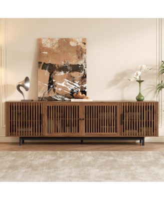 Modern TV Stand for TVs up to 85" with Storage & Cable Management