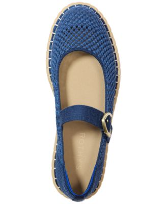 Women's Espadrille Mary Jane Round Toe Flats
