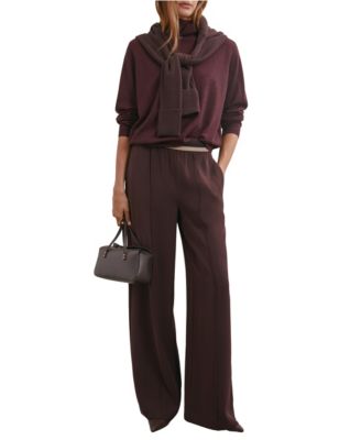 Women's Sonnie Elasticated-Waist Wide-Leg Pants