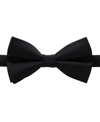 Men's Pre-Tied Solid Bow Tie