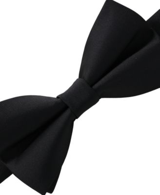 Men's Pre-Tied Solid Bow Tie